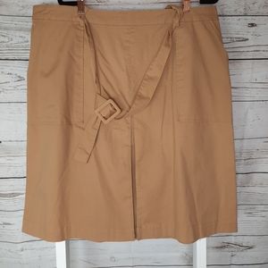 Ava & Viv Maple Syrup Plus Size Skirt